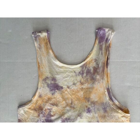 Urban Outfitters Women Sz Small Pastel Tie Dye Tomorrow V-Back Muscle Tank Top - Picture 4 of 9